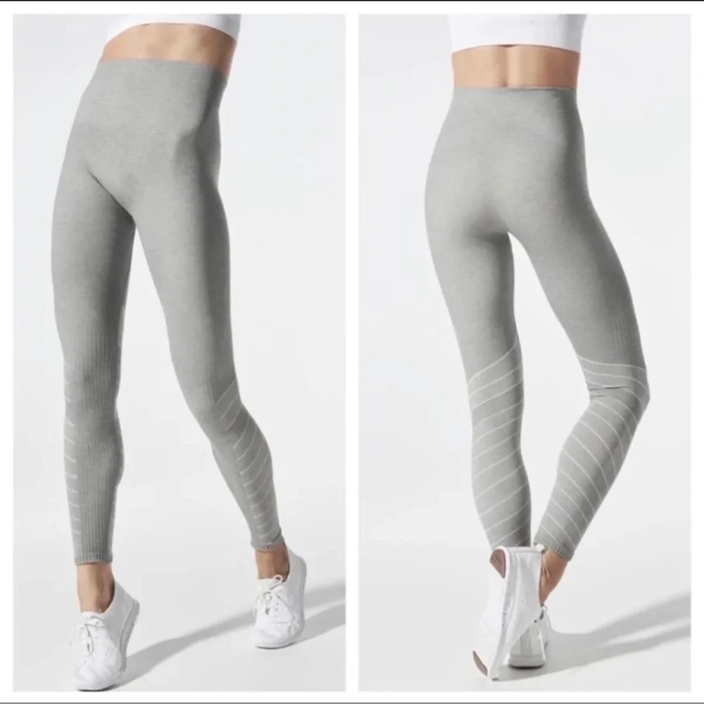 Blanqi Dove Grey Hipster Contour Legging size M NWT Maternity‎ or post partum
